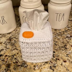 Hand Crafted Oranges Tissue Box Cover